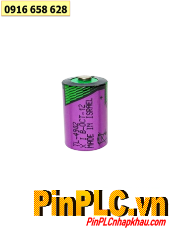 Tadiran TL-4902, Pin nuôi nguồn PLC Tadiran TL-4902 Lithium 3.6v 1/2AA 1200mAh chính hãng 